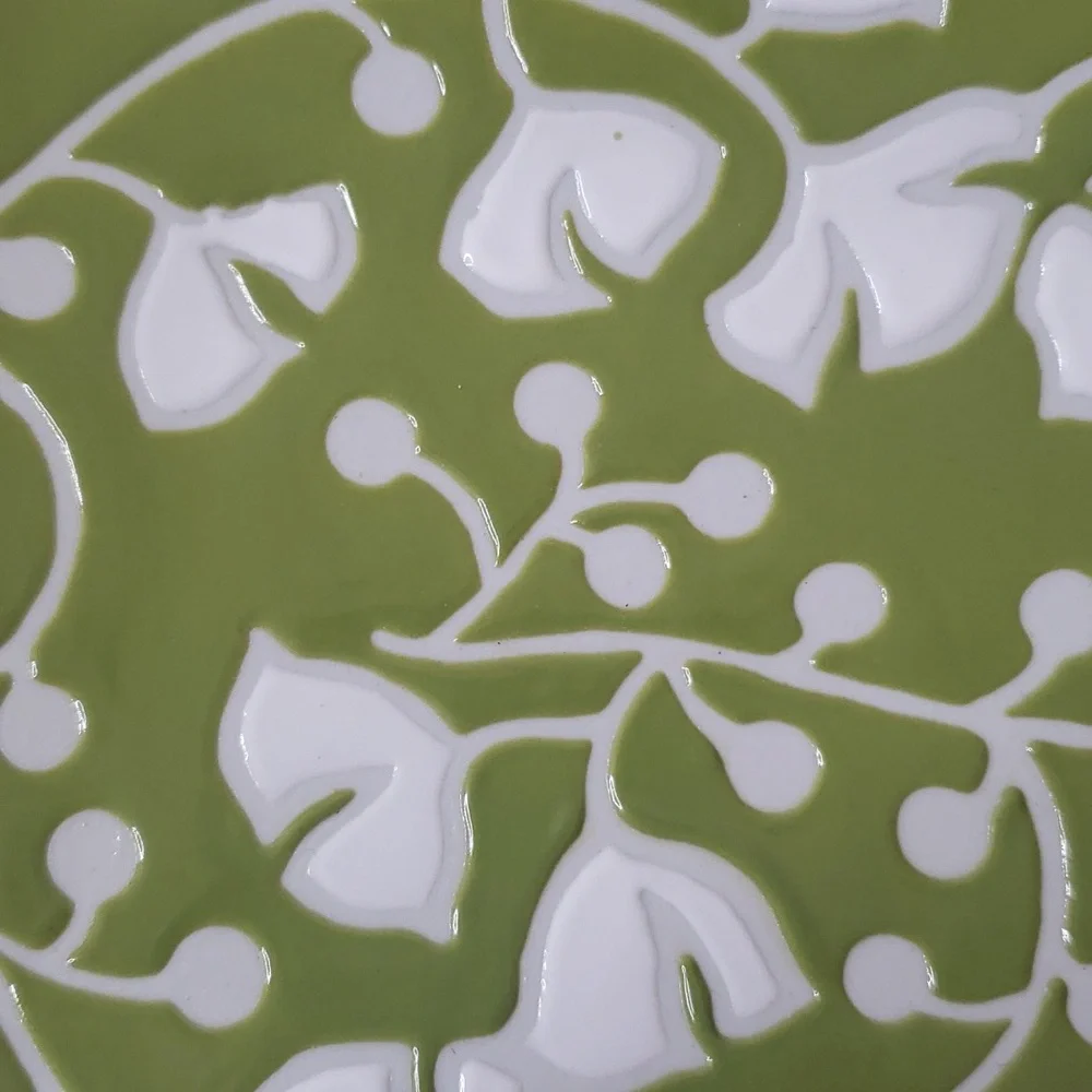 Crate&Barrel Akemi Floral Platter Tray